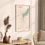 flensburg germany map poster - image 2