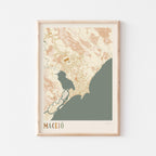 maceio, brazil map poster - image 1