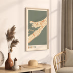 hamilton, bermuda map poster - image 2