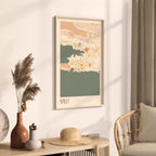 split croatia map poster - image 2