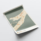 hamilton, bermuda map poster - image 4