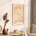 kumasi, ghana map poster - image 2