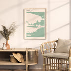 stanley, falkland islands map poster - image 3