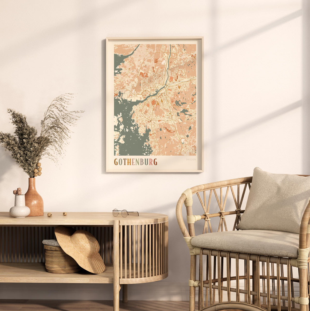 gothenburg sweden map poster - image 3