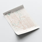 red deer, alberta map poster - image 3