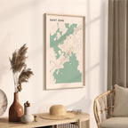 saint john, new brunswick map poster - image 2