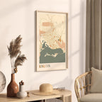 kingston, jamaica map poster - image 2