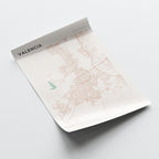 valencia, venezuela map poster - image 4