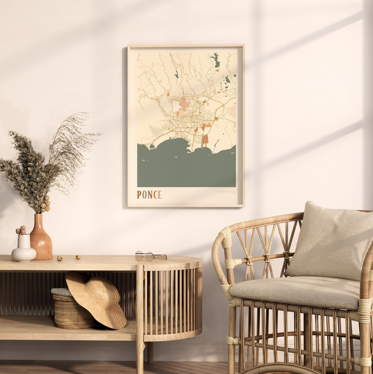 ponce, united states map poster - image 3