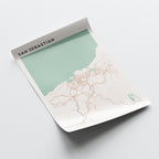 san sebastian spain map poster - image 4