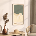 muscat, oman map poster - image 2