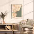 varna bulgaria map poster - image 3