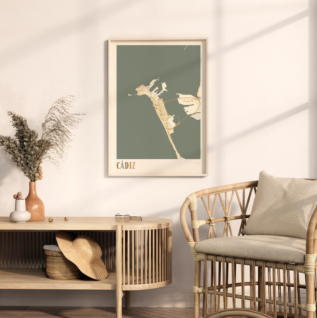 cadiz spain map poster - image 3