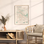 amsterdam netherlands map poster - image 3