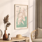 busan, south korea map poster - image 2