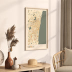 chennai, india map poster - image 2