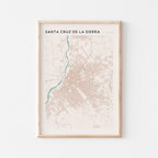 santa cruz de la sierra, bolivia map poster - image 1