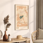 bled slovenia map poster - image 2