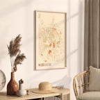 marrakesh, morocco map poster - image 2