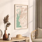 porto alegre, brazil map poster - image 2