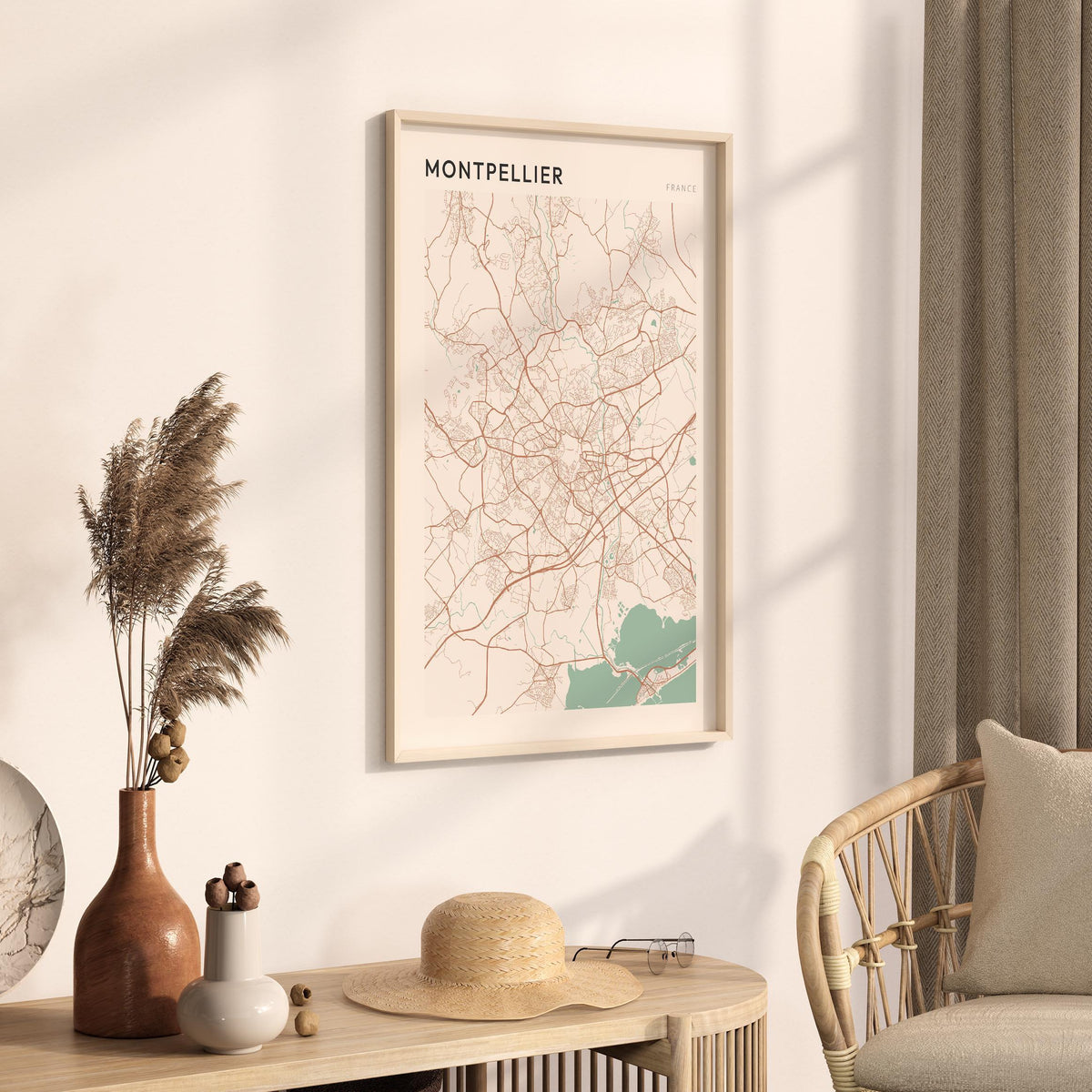 montpellier france map poster - image 2