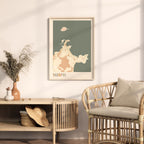 sozopol bulgaria map poster - image 3