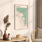 nanaimo, british columbia map poster - image 2