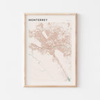 monterrey, mexico map poster - image 1