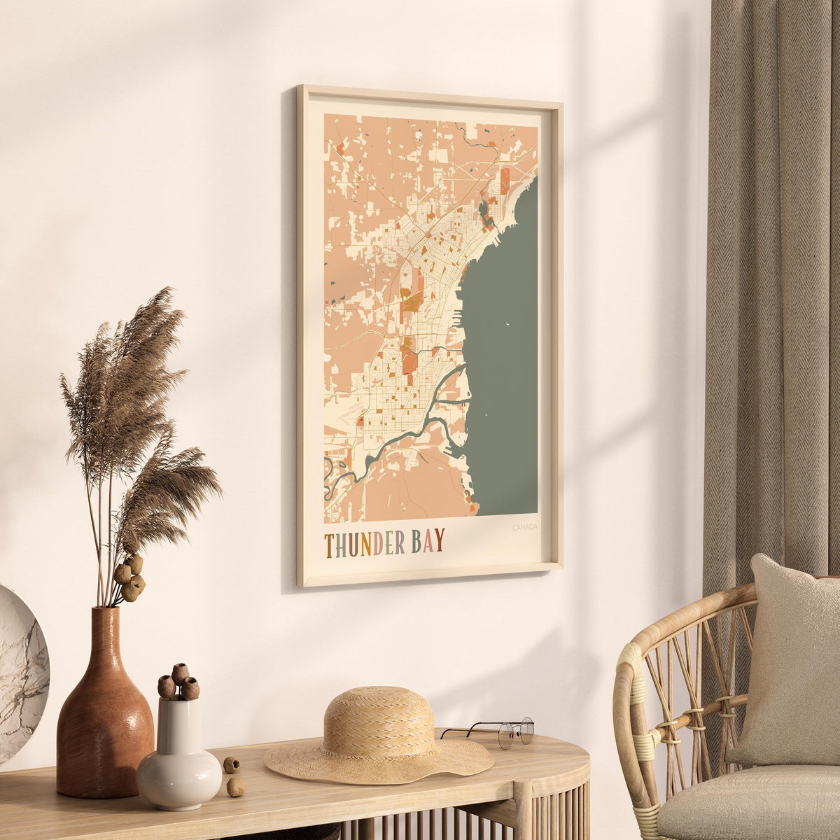 thunder bay, ontario map poster - image 2