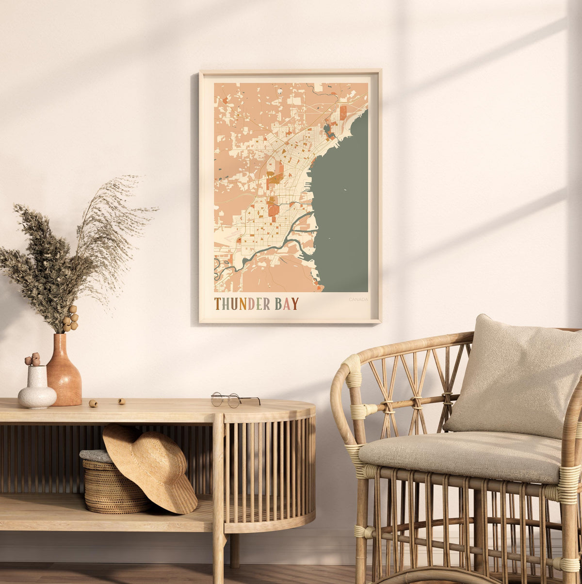 thunder bay, ontario map poster - image 3