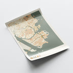 macau, china map poster - image 4