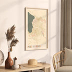 port-au-prince, haiti map poster - image 2
