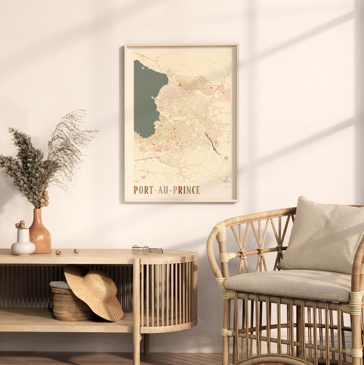 port-au-prince, haiti map poster - image 3