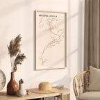 andorra la vella andorra map poster - image 2