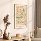 rotterdam netherlands map poster - image 2