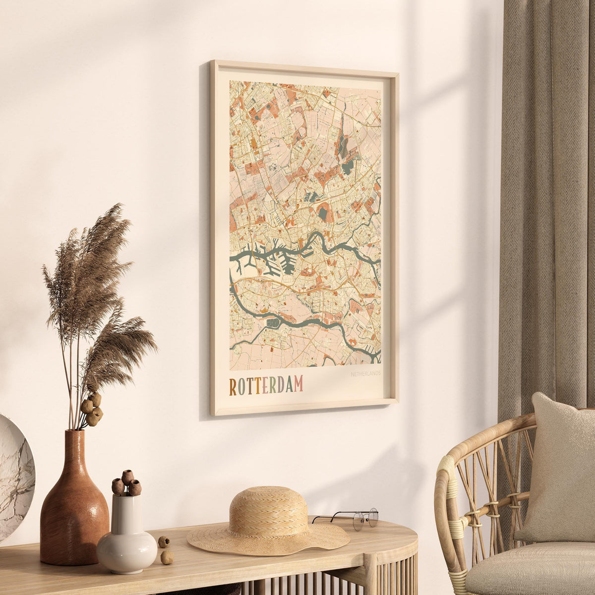 rotterdam netherlands map poster - image 2