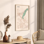 como italy map poster - image 2