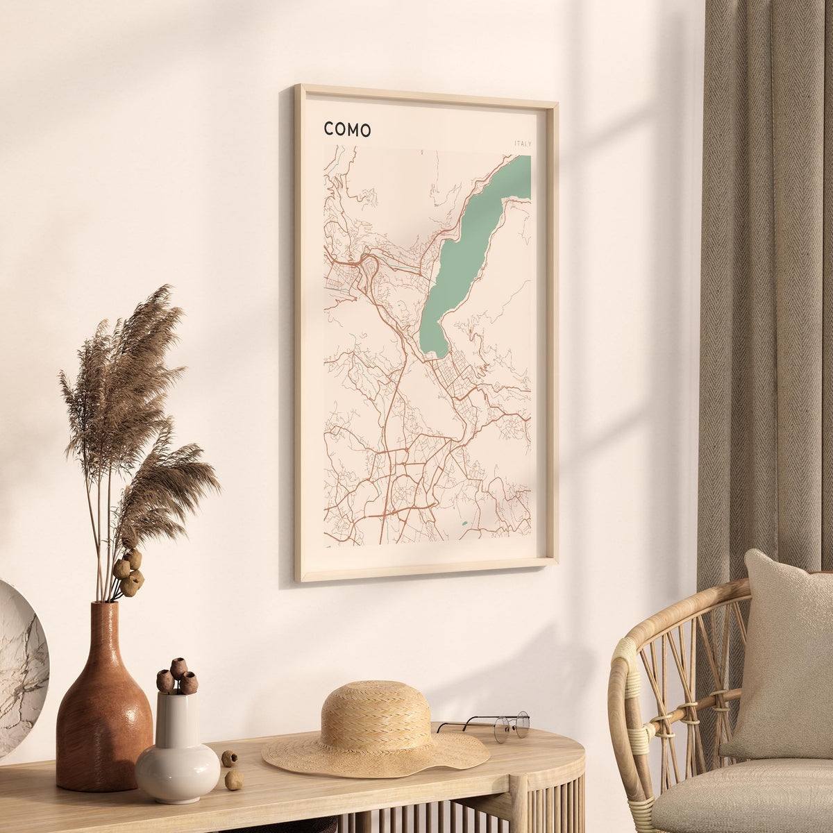 como italy map poster - image 2