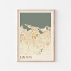 san juan, united states map poster - image 1