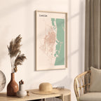 cancun, mexico map poster - image 3