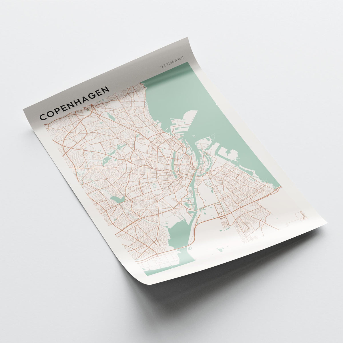 copenhagen denmark map poster - image 4