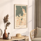 tallinn estonia map poster - image 2