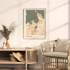 tallinn estonia map poster - image 3