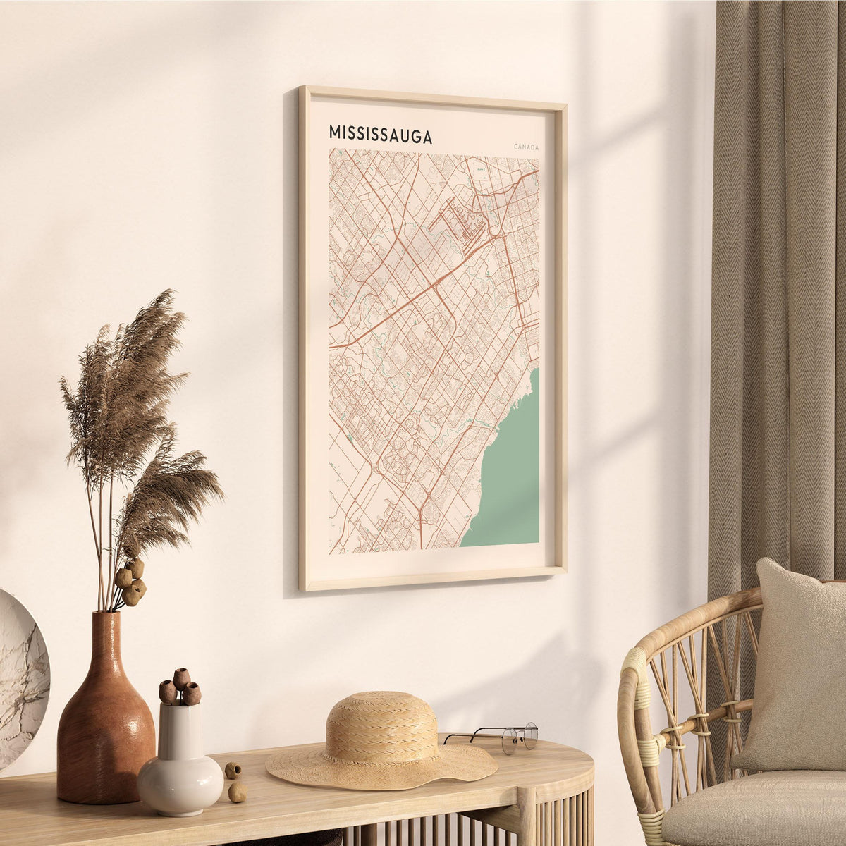 mississauga, ontario map poster - image 2