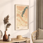 como italy map poster - image 2