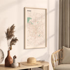 minsk belarus map poster - image 2