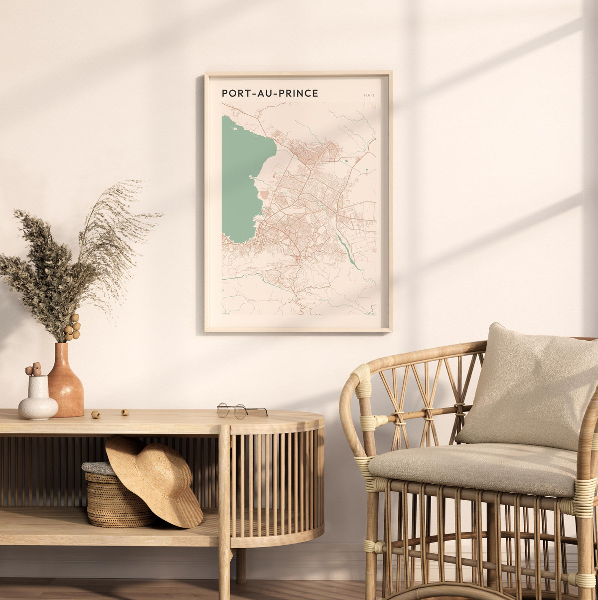 port-au-prince, haiti map poster - image 3