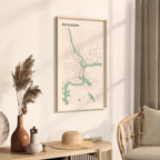 rovaniemi finland map poster - image 2