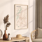 karlsruhe germany map poster - image 2