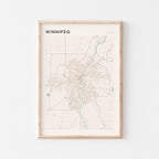 winnipeg, manitoba map poster - image 1